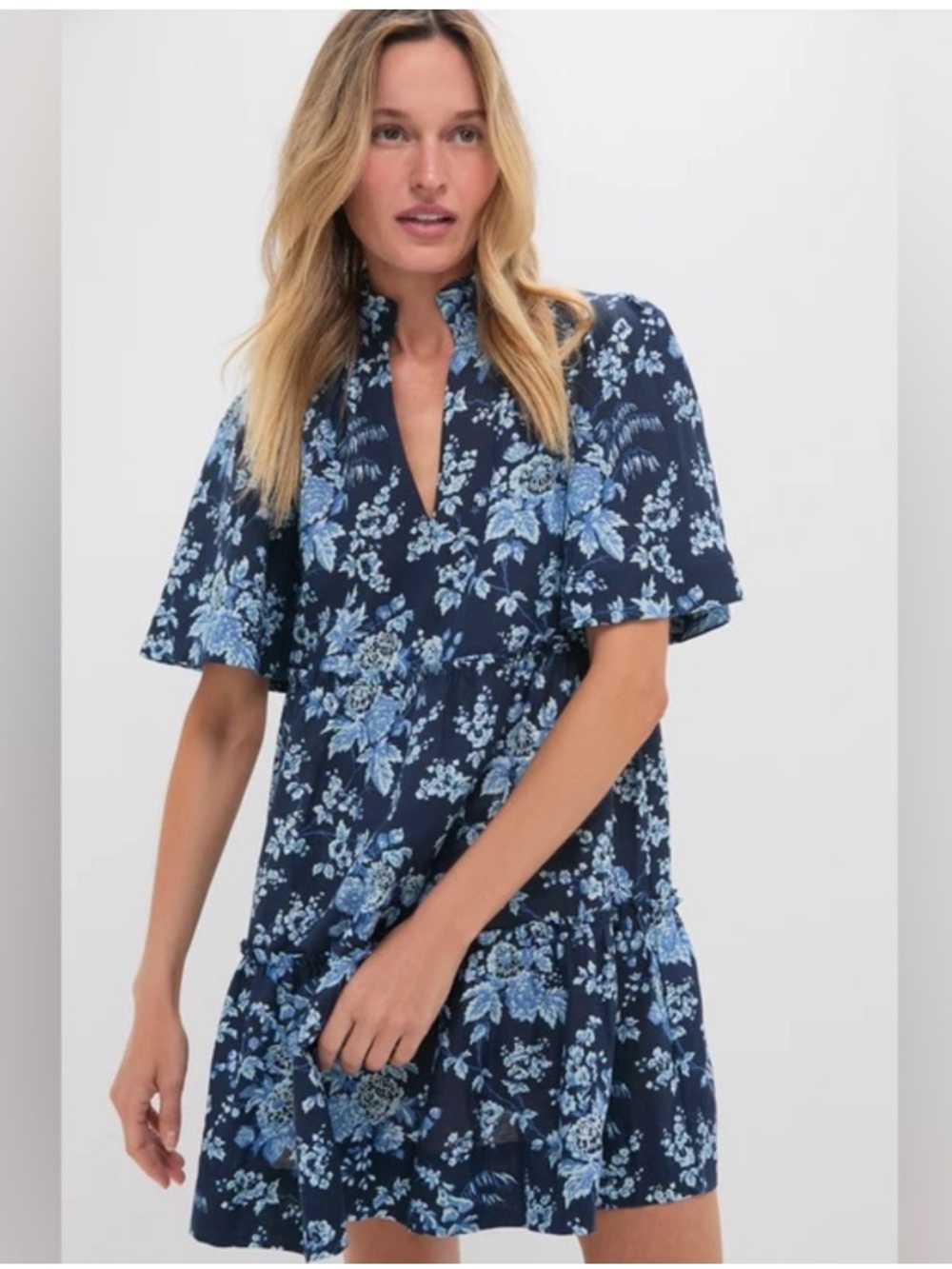 Tuckernuck Twilight Garden Crawford Dress navy blue-Medium